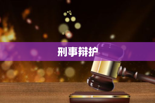 刑事辩护